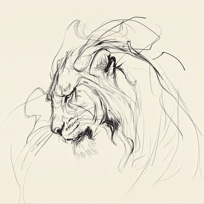 Fierce Grace | Lion Wall Art | Limited Edition | Wild Essence