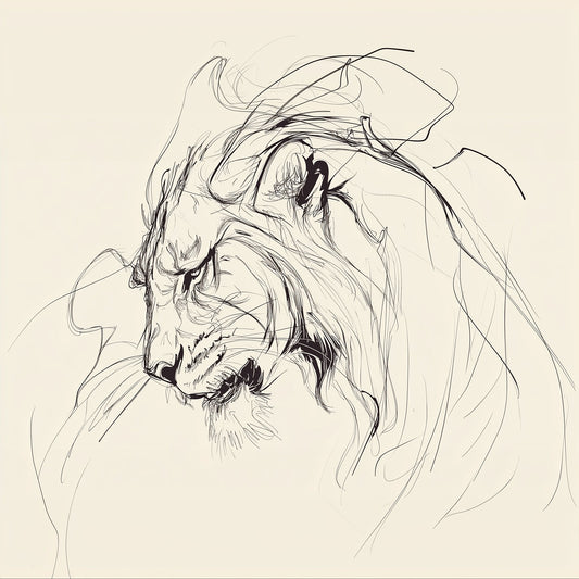 Fierce Grace | Lion Wall Art | Limited Edition | Wild Essence