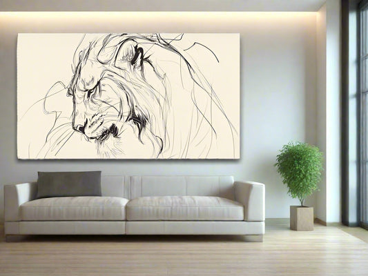 Fierce Grace | Lion Wall Art | Limited Edition | Wild Essence
