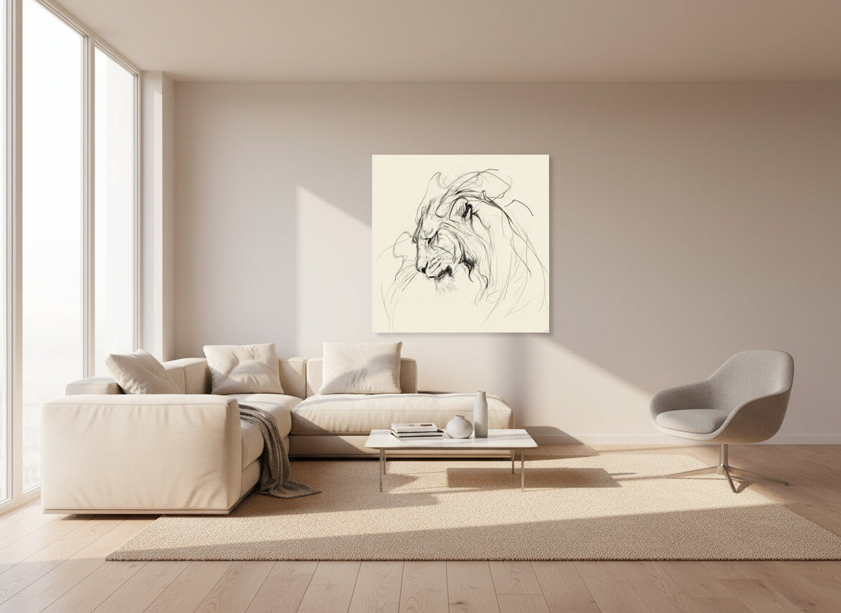 Fierce Grace | Lion Wall Art | Limited Edition | Wild Essence