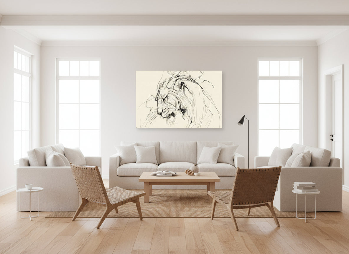 Fierce Grace | Lion Wall Art | Limited Edition | Wild Essence