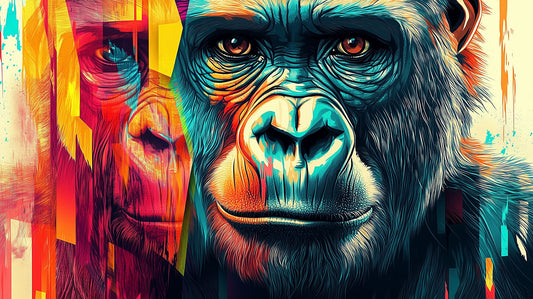 Find Truth Within | Abstract Gorilla Wall Art | Limited Edition | Wild Essence
