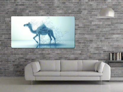 Fragmented Mirage | Abstract Camel Wall Art | Limited Edition | Wild Essence