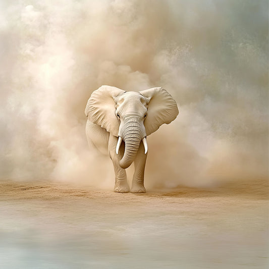 From Dust to Dust | Elephant Wall Art | Limited Edition | Wallimals