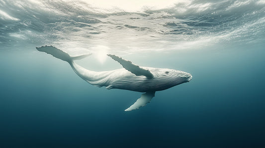 Fully Immersed | Whale Wall Art | Limited Edition | Wallimals