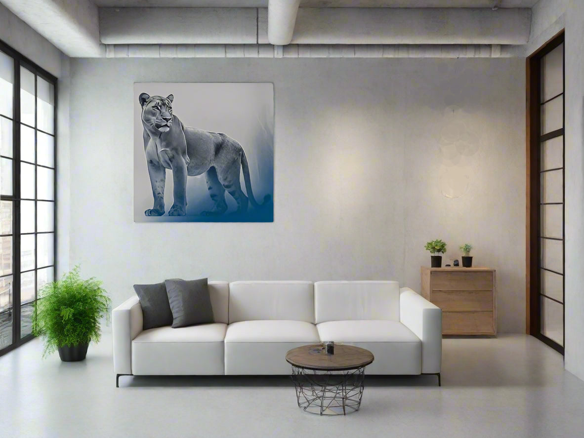 Gathering Data | Lion Wall Art | Limited Edition | Wallimals