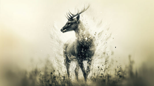 Graceful Awareness | Deer Wall Art | Limited Edition | Wild Essence
