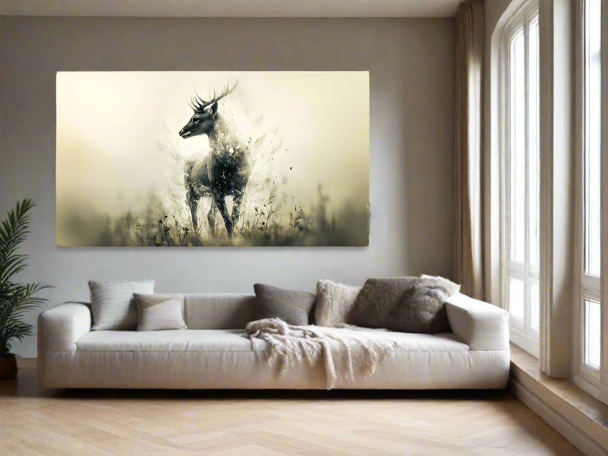 Graceful Awareness | Deer Wall Art | Limited Edition | Wild Essence