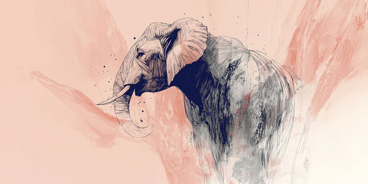 Happyphant | Elephant Wall Art | Limited Edition | Wild Essence