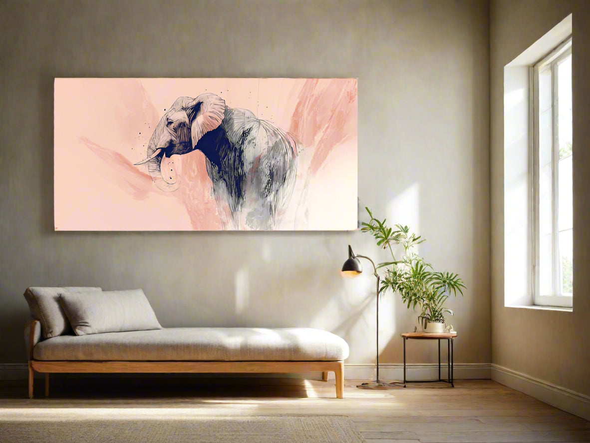 Happyphant | Elephant Wall Art | Limited Edition | Wild Essence
