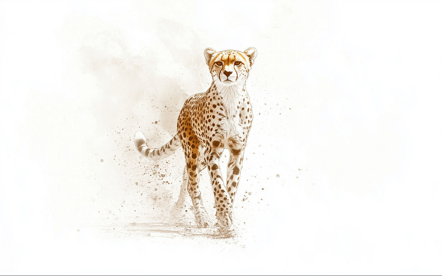 I Just Wake Up Looking Like This | Cheetah Wall Art | Limited Edition | Wallimals