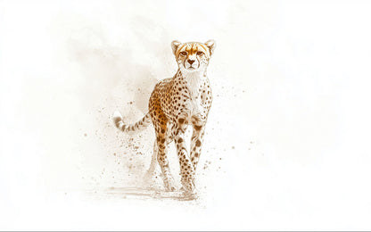 I Just Wake Up Looking Like This | Cheetah Wall Art | Limited Edition | Wallimals