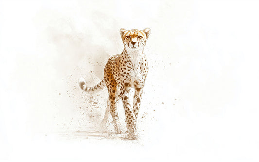 I Just Wake Up Looking Like This | Cheetah Wall Art | Limited Edition | Wallimals