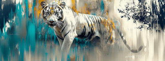 I’m here to see you | Tiger Wall Art | Limited Edition | Wallimals