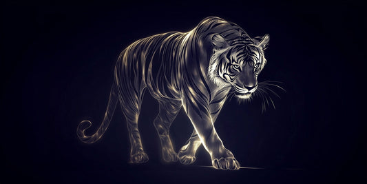 Illuminated Determination | Tiger Wall Art | Limited Edition | Wild Essence