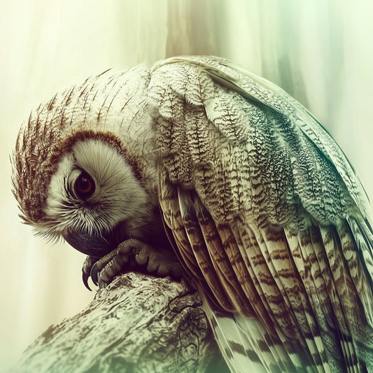 In Between Moments | Owl Wall Art | Limited Edition | Wallimals