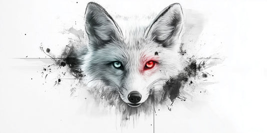 In the Blink of an Eye | Fox Wall Art | Limited Edition | Wallimals