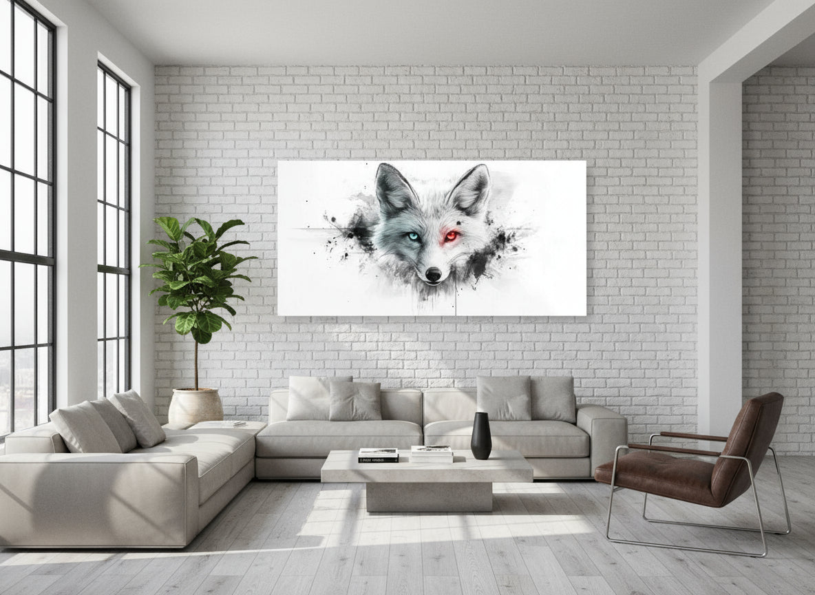In the Blink of an Eye | Fox Wall Art | Limited Edition | Wallimals