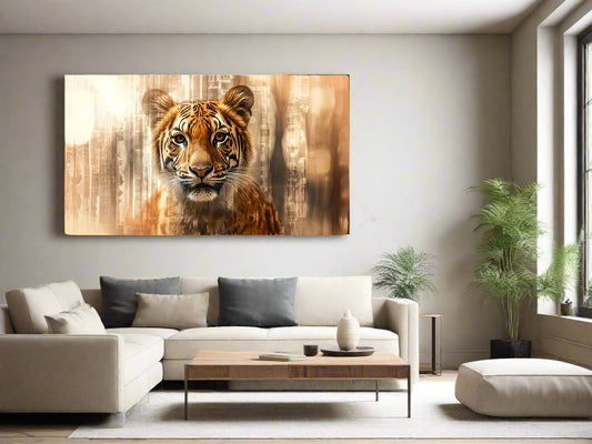 Interplay of Layers | Tiger Wall Art | Limited Edition | Wallimals
