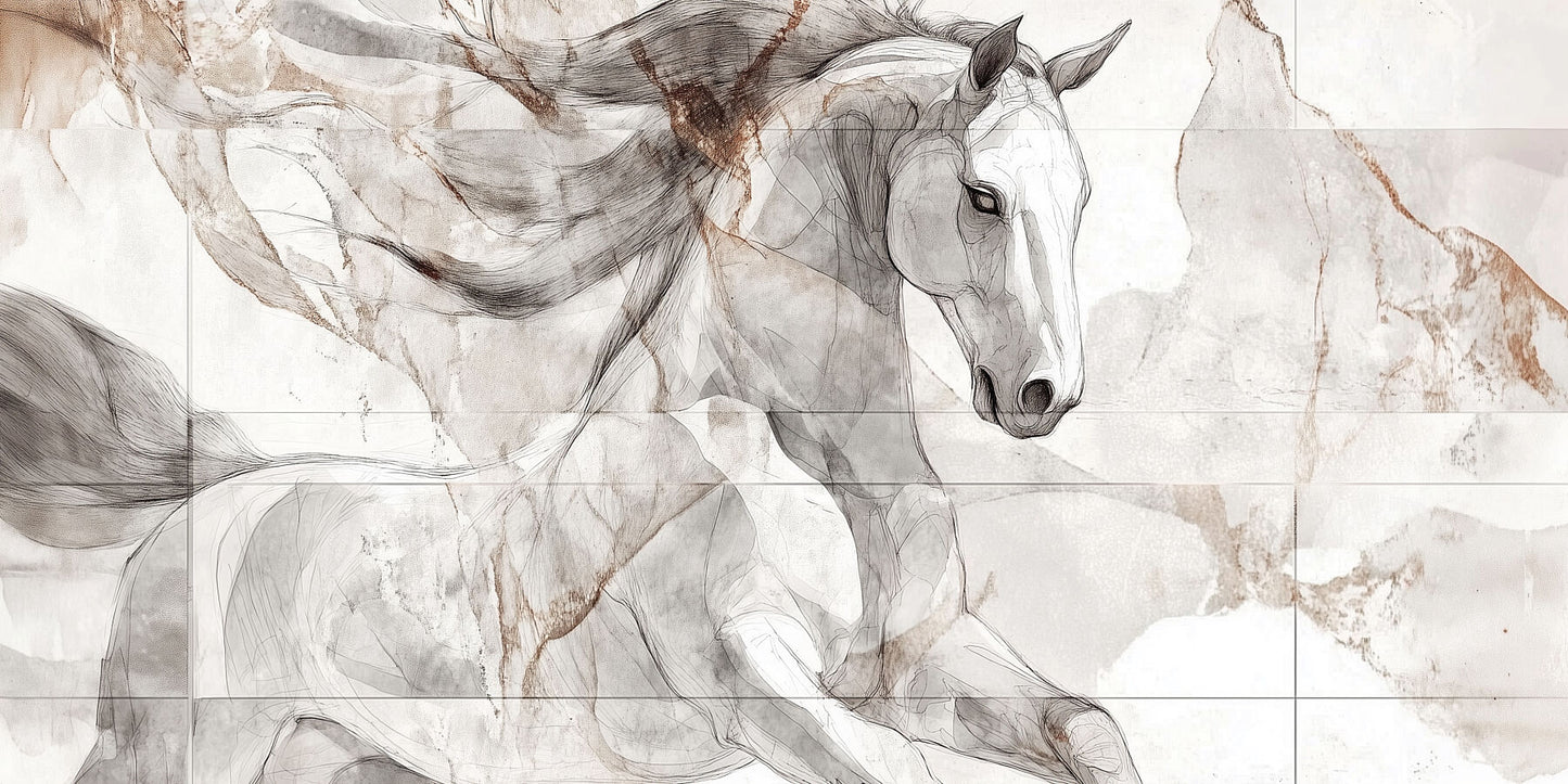 Into the Quiet | Wild Horse Wall Art | Limited Edition | Wild Essence
