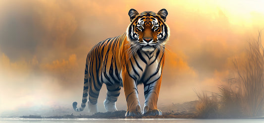 It’s About the Here and Now | Tiger Wall Art | Limited Edition | Wallimals