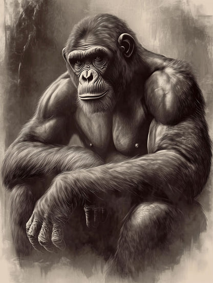 It’s Up to You | Gorilla Wall Art | Limited Edition | Wallimals