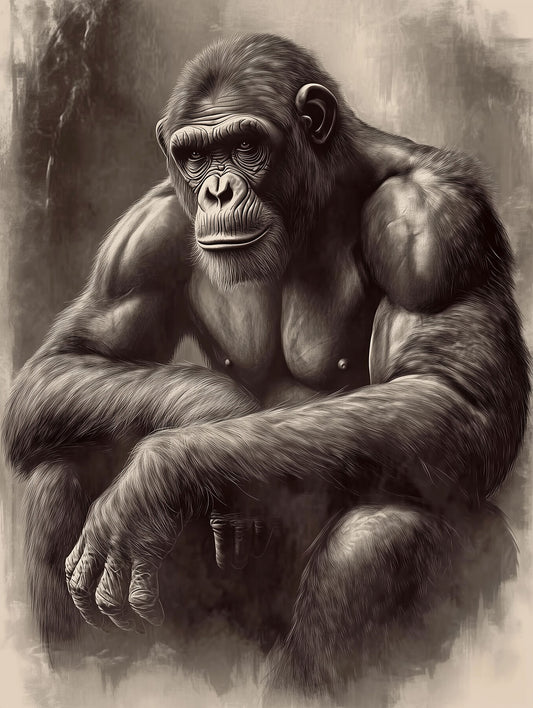 It’s Up to You | Gorilla Wall Art | Limited Edition | Wallimals