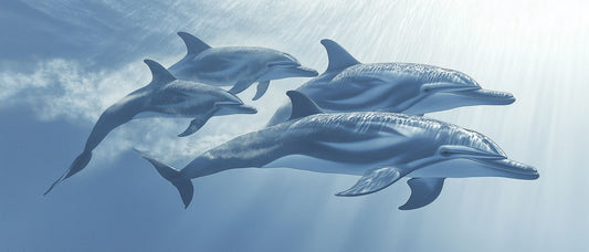 Just Cruisin’ | Dolphin Wall Art | Limited Edition | Wallimals