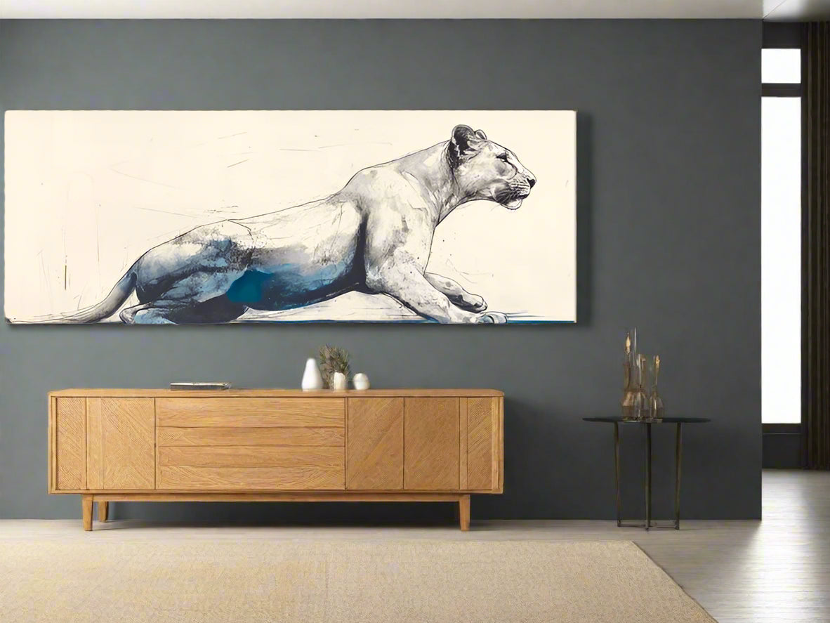 Keep Moving Forward | Lion Wall Art | Limited Edition | Wild Essence