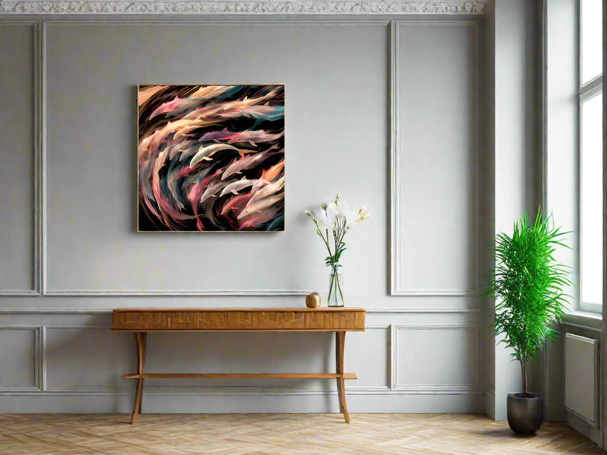 Leader or Follower? | Dolphin Wall Art | Limited Edition | Wallimals