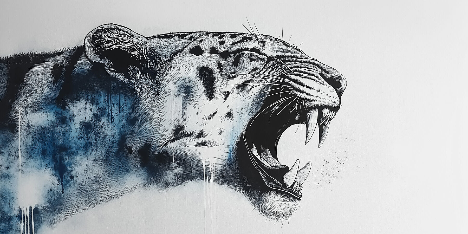 Leave Your Echo | Abstract Tiger Wall Art | Limited Edition | Wild Essence