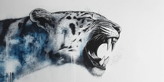 Leave Your Echo | Abstract Tiger Wall Art | Limited Edition | Wild Essence