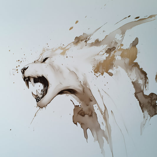 Let It All Out | Lion Wall Art | Limited Edition | Wild Essence