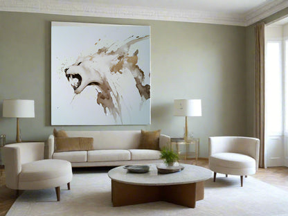 Let It All Out | Lion Wall Art | Limited Edition | Wild Essence