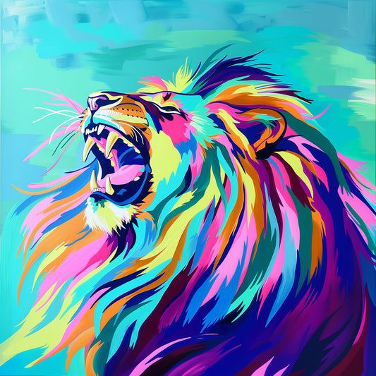 Let It Out | Lion Wall Art | Limited Edition | Wild Essence