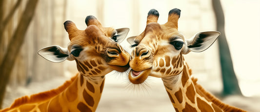 Let’s Get It On | Giraffe Wall Art | Limited Edition | Wallimals
