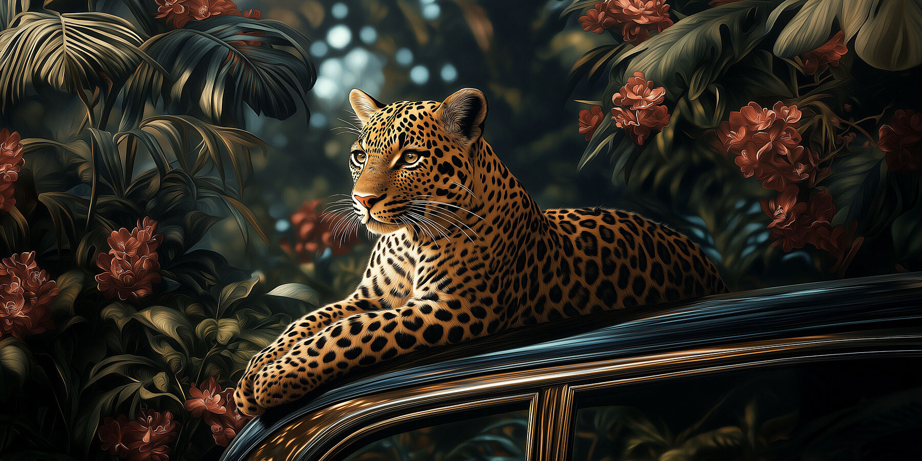 Life's What You Make It  | Retro Jaguar Art Print | Limited Edition | Wild Essence