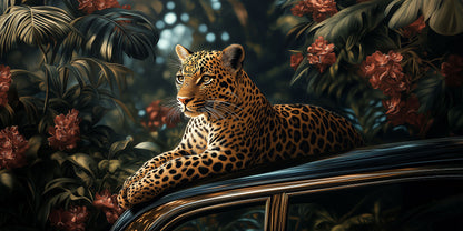 Life's What You Make It  | Retro Jaguar Art Print | Limited Edition | Wild Essence