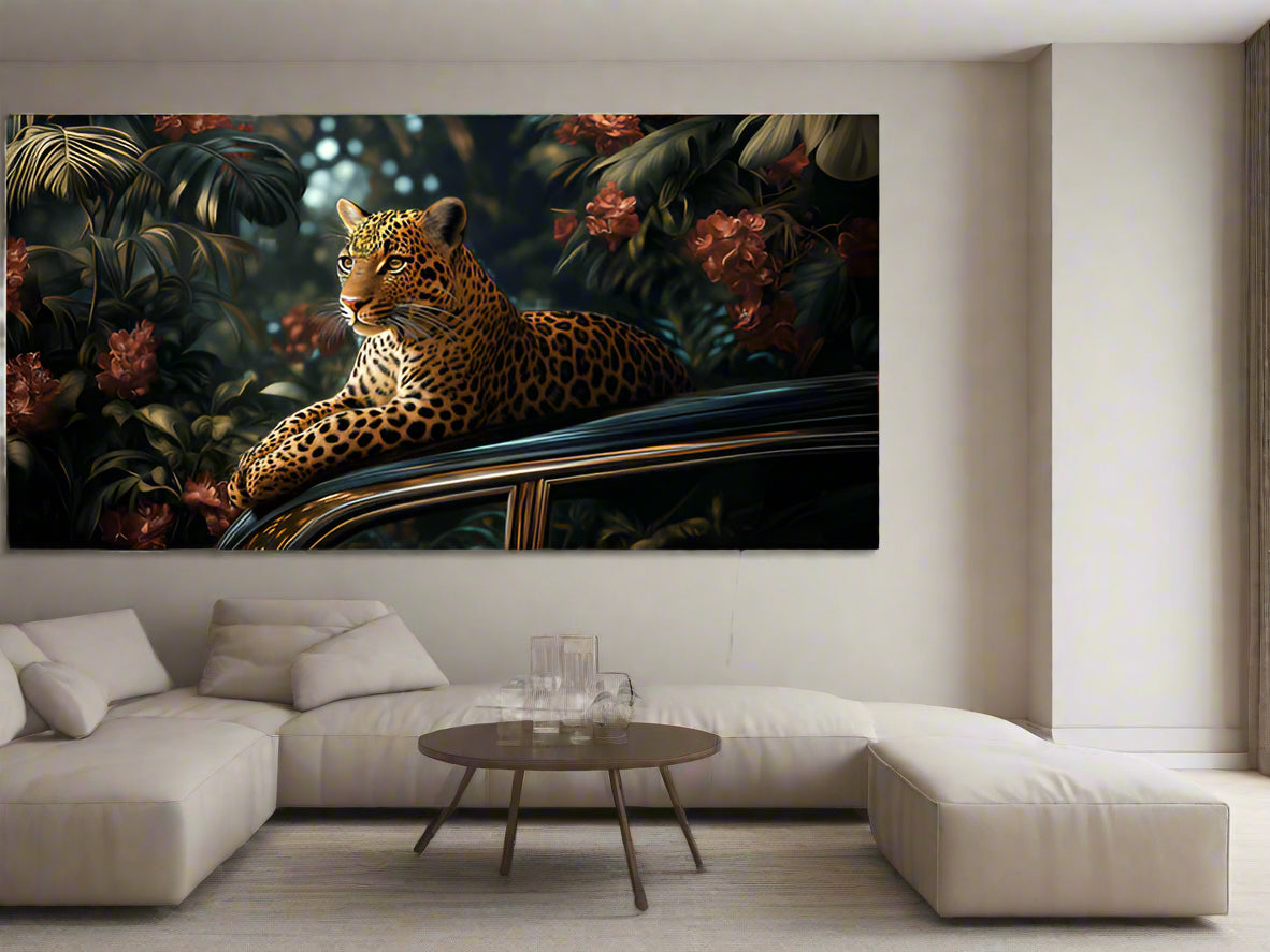 Life's What You Make It  | Retro Jaguar Art Print | Limited Edition | Wild Essence