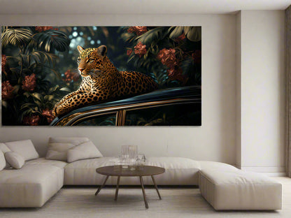 Life's What You Make It  | Retro Jaguar Art Print | Limited Edition | Wild Essence