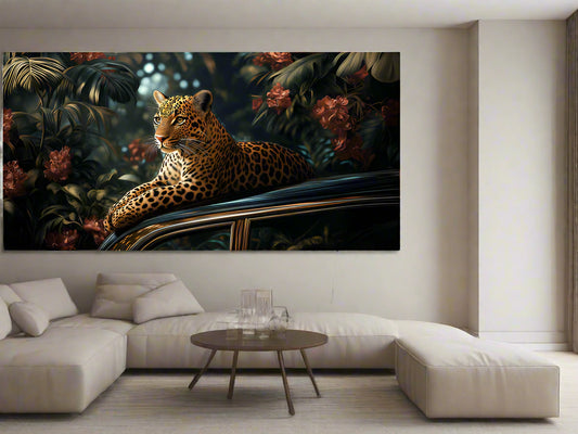 Life's What You Make It  | Retro Jaguar Art Print | Limited Edition | Wild Essence