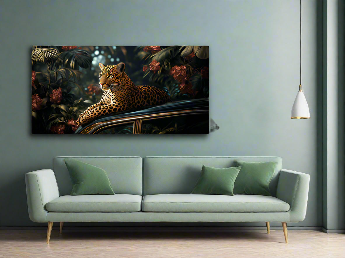 Life's What You Make It  | Retro Jaguar Art Print | Limited Edition | Wild Essence