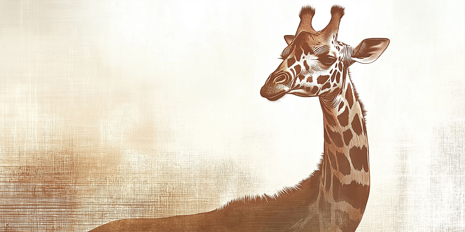 Long Story Short | Giraffe Wall Art | Limited Edition | Wallimals