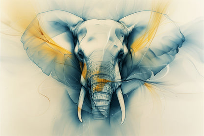 Mindfulness Flow | Elephant Wall Art | Limited Edition | Wild Essence
