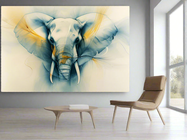 Mindfulness Flow | Elephant Wall Art | Limited Edition | Wild Essence mockup