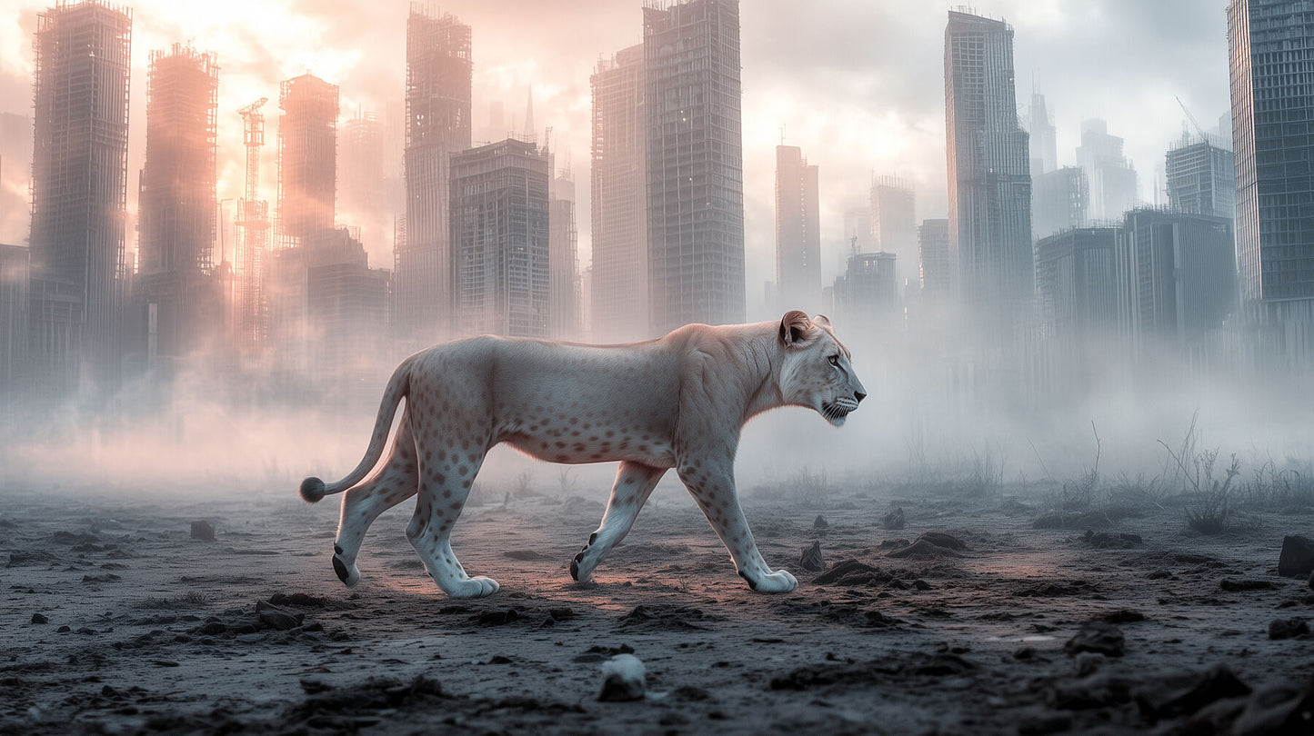 New Day, New Beginnings | Lion Wall Art | Limited Edition | Wallimals