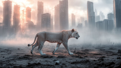 New Day, New Beginnings | Lion Wall Art | Limited Edition | Wallimals