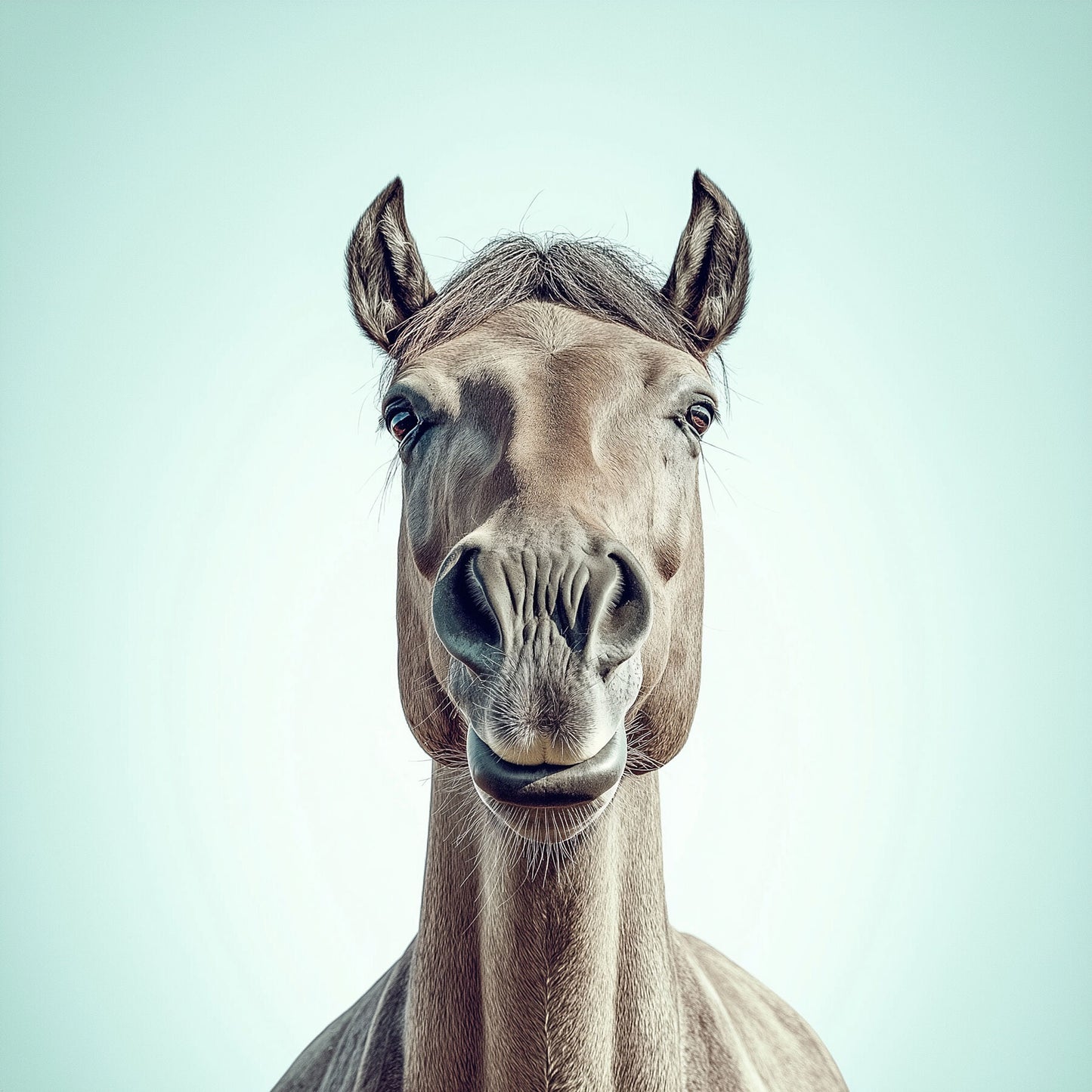 On the Nose | Horse Wall Art | Limited Edition | Wallimals