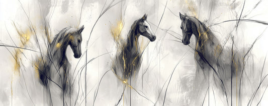 One for All - All for One | Horse Wall Art | Limited Edition | Wild Essence