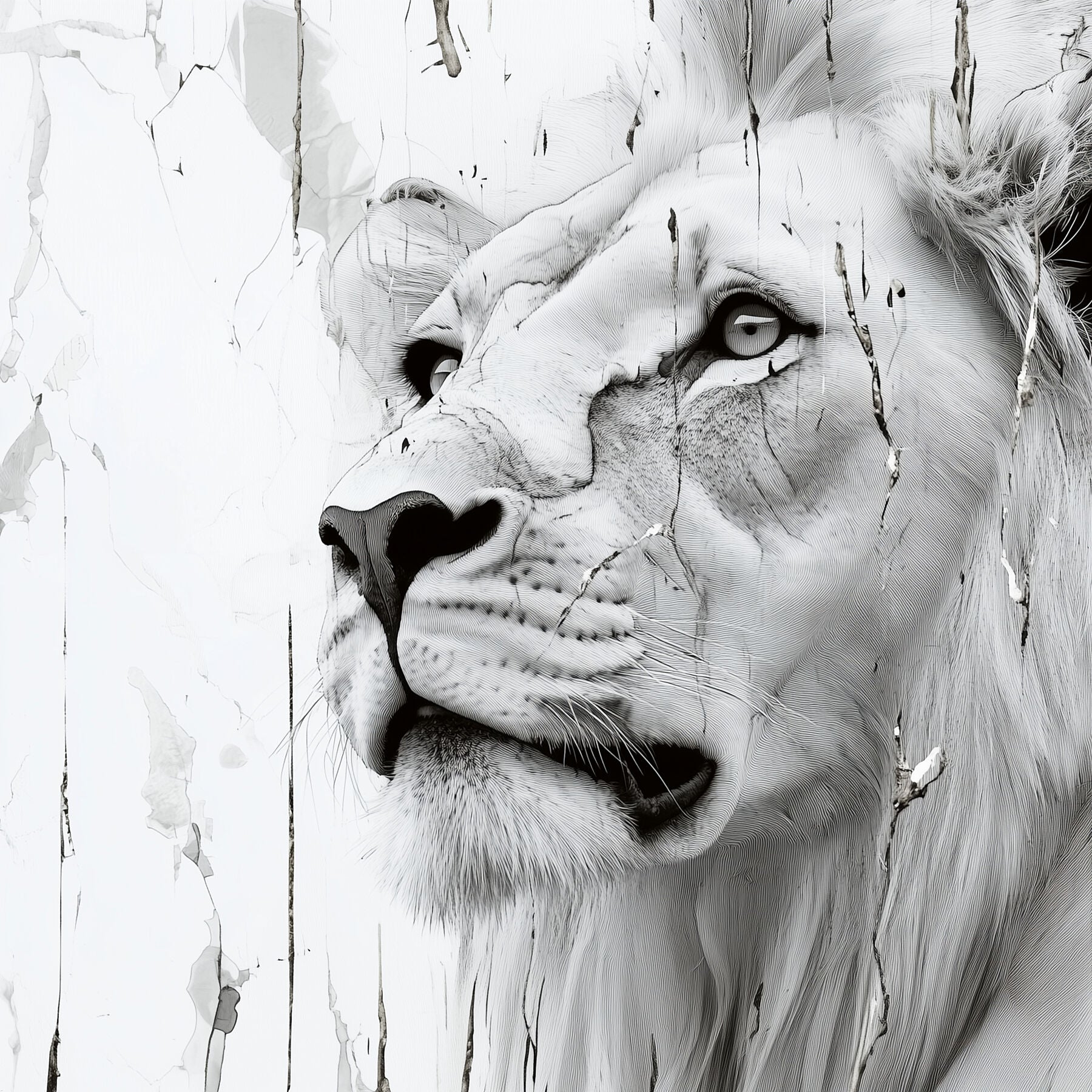 Perfectly Imperfect | Lion Wall Art | Limited Edition | Wild Essence